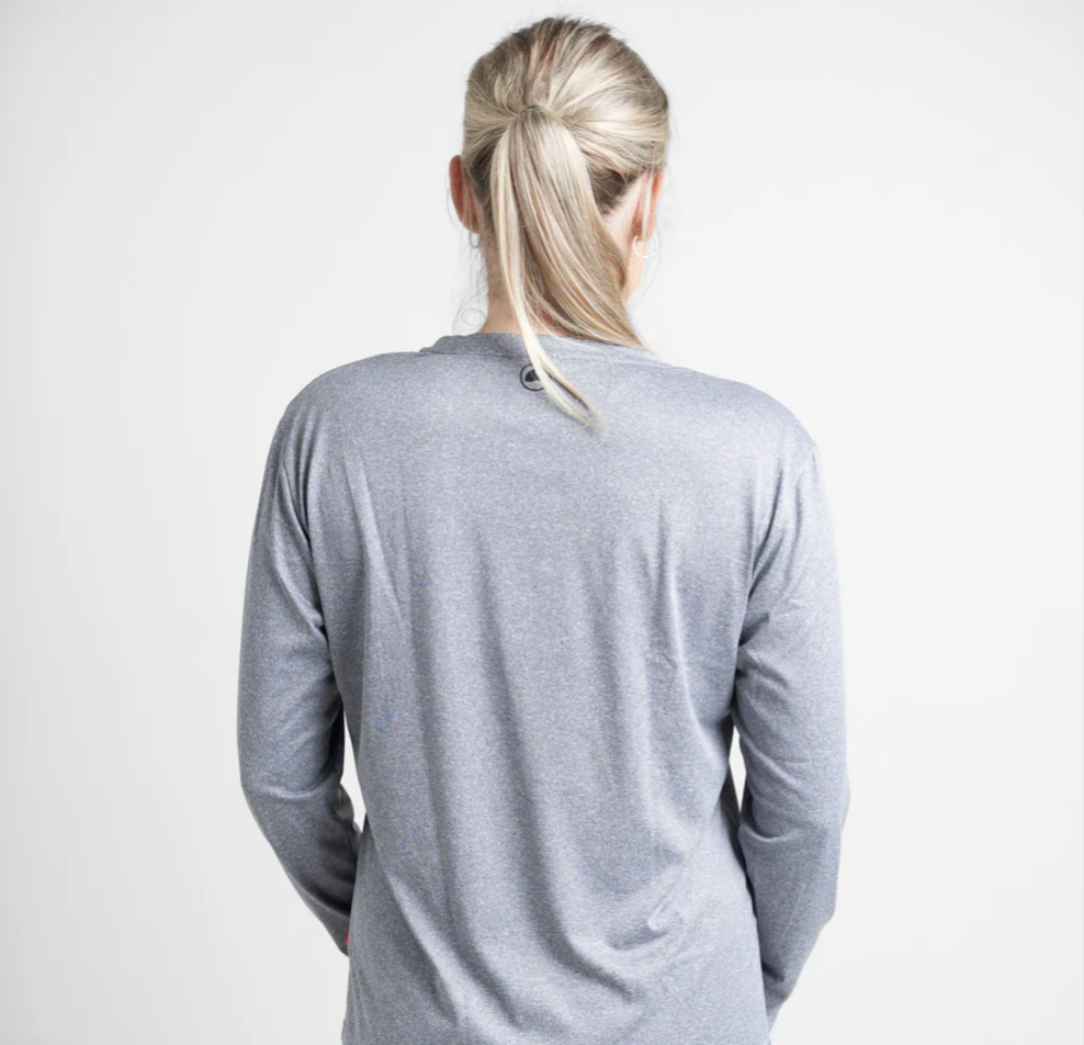 PRE-ORDER: CC Outdoor Education Quick Dry UVF 50+ Tech T-Shirt Long Sleeved - GREY