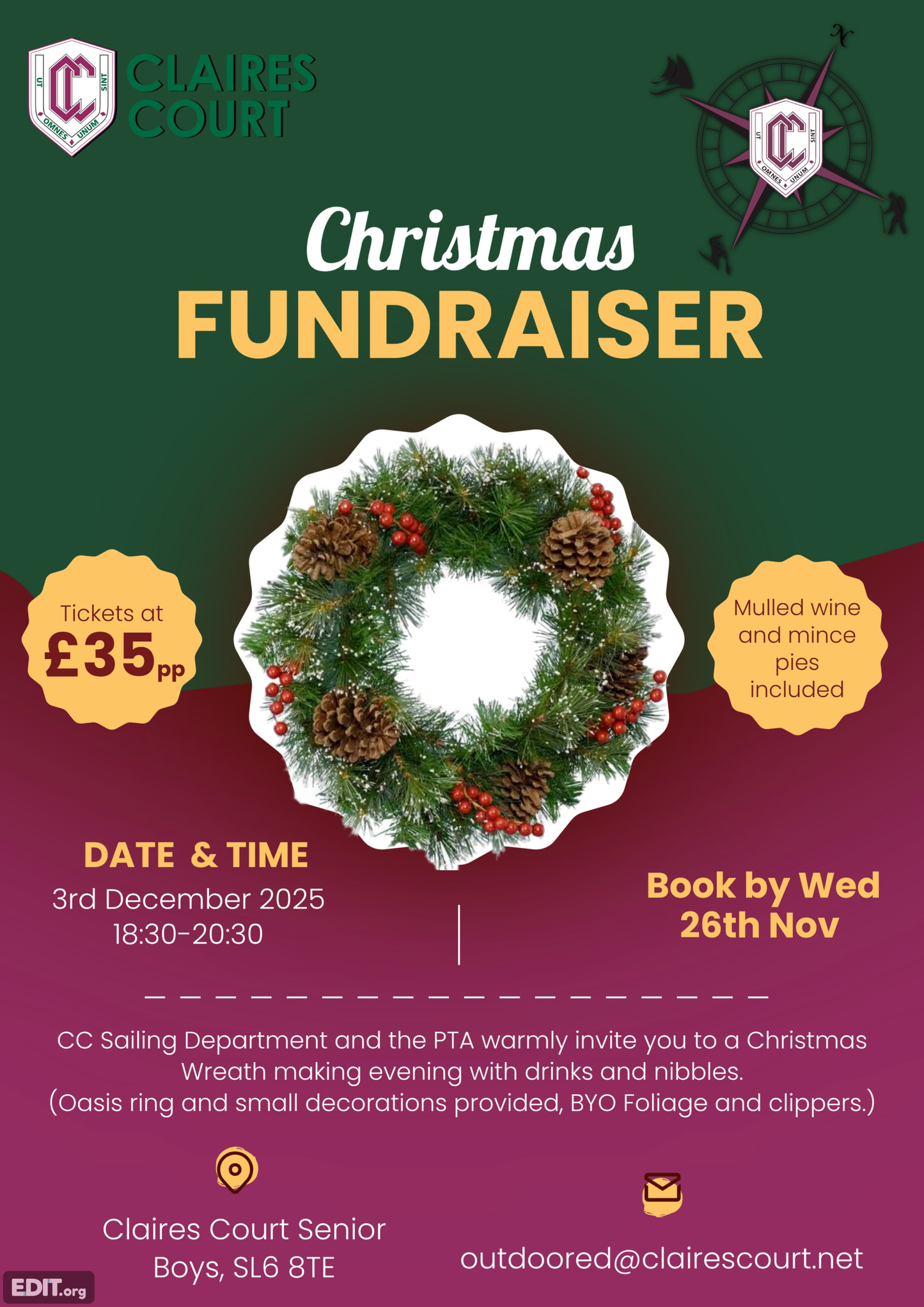 CC Sailing Wreath Making