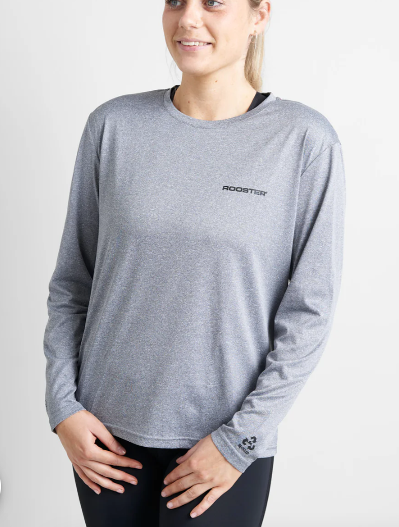 PRE-ORDER: CC Outdoor Education Quick Dry UVF 50+ Tech T-Shirt Long Sleeved - GREY